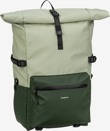SANDQVIST Backpack 'Ruben 2.0' in Green: front