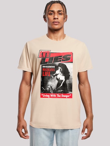 F4NT4STIC Shirt in Beige: front