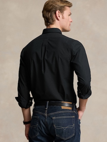 Slim fit Camicia di Polo Ralph Lauren in nero