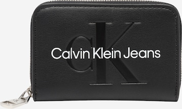 Calvin Klein Jeans Wallet in Black: front