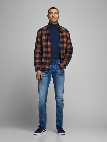 JACK & JONES Pulóver 'Emil' - kék