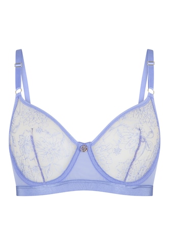 LingaDore T-shirt Bra in Blue: front