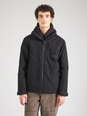 Iriedaily Between-season jacket 'Nilas' in Black: front