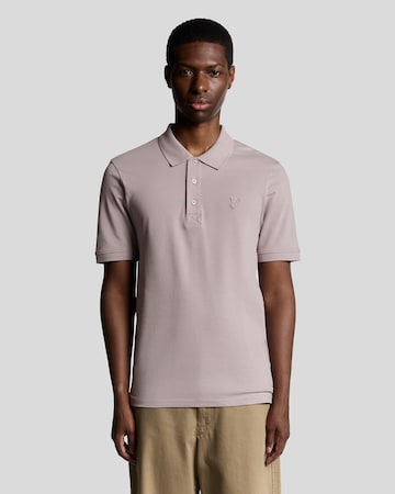 Lyle & Scott Shirt 'Tonal Eagle' in Grijs: voorkant