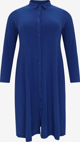 Robe-chemise 'Dolce' Yoek en bleu : devant