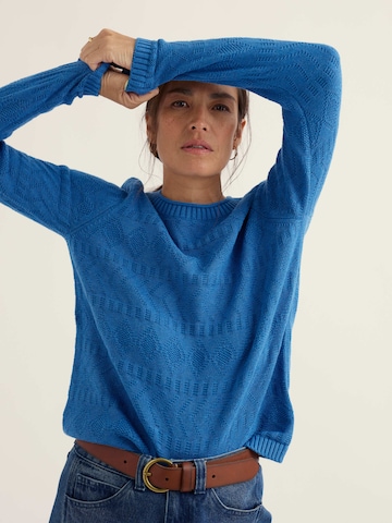 Seasalt Cornwall Pullover 'Kinter' in Blau: Vorderseite