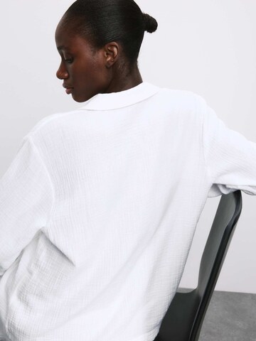 Marks & Spencer Pyjama in Weiß