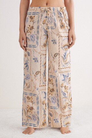 INTIMISSIMI Pajama Pants 'ITALIAN RIVIERA' in Beige: front