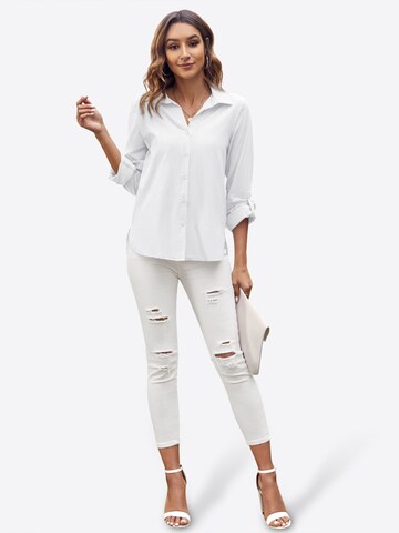 Chemisier Imily Bela en blanc