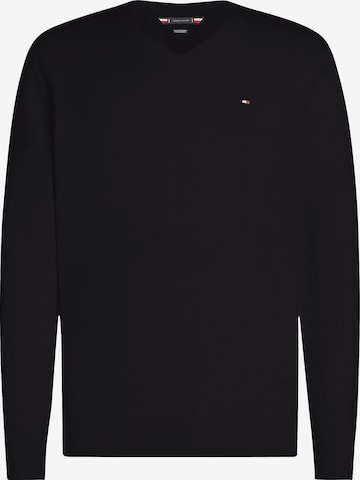 melns TOMMY HILFIGER Džemperis: no priekšpuses