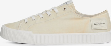 Calvin Klein Jeans Sneakers in Yellow: front