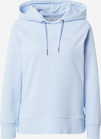 Sweat-shirt Pepe Jeans en bleu : devant