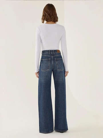 Wide leg Jeans di Hiccup in blu