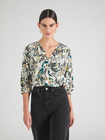 s.Oliver Blouse in Groen: voorkant