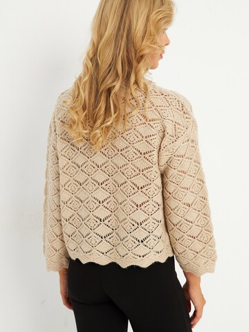 Cool & Sexy Πλεκτή ζακέτα σε γκρι