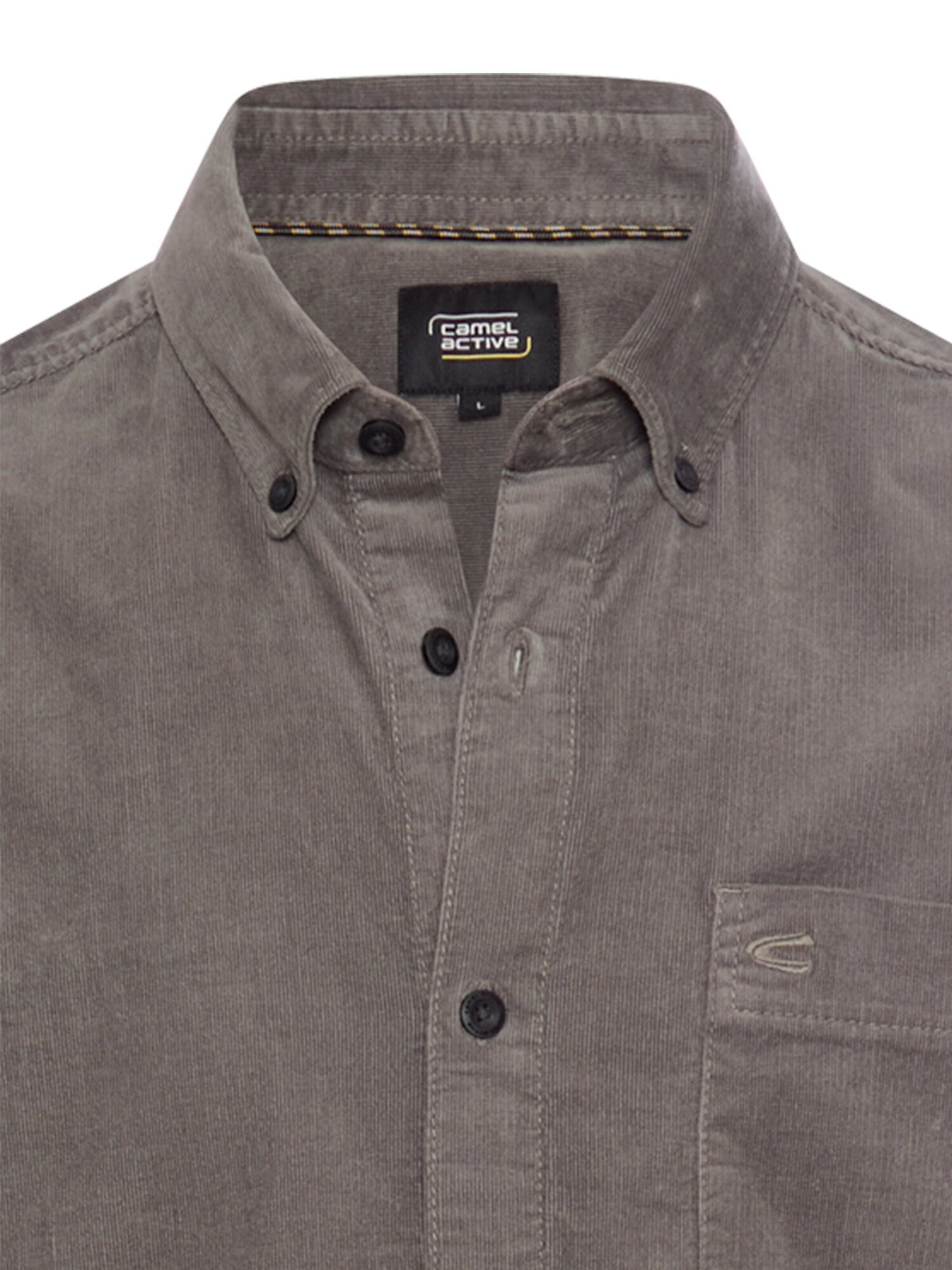 CAMEL ACTIVE Regular fit Button Up Shirt in Grey