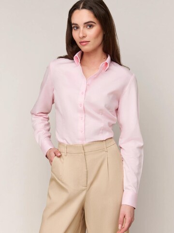 Blouse folklorique Vander Amsterdam en rose : devant