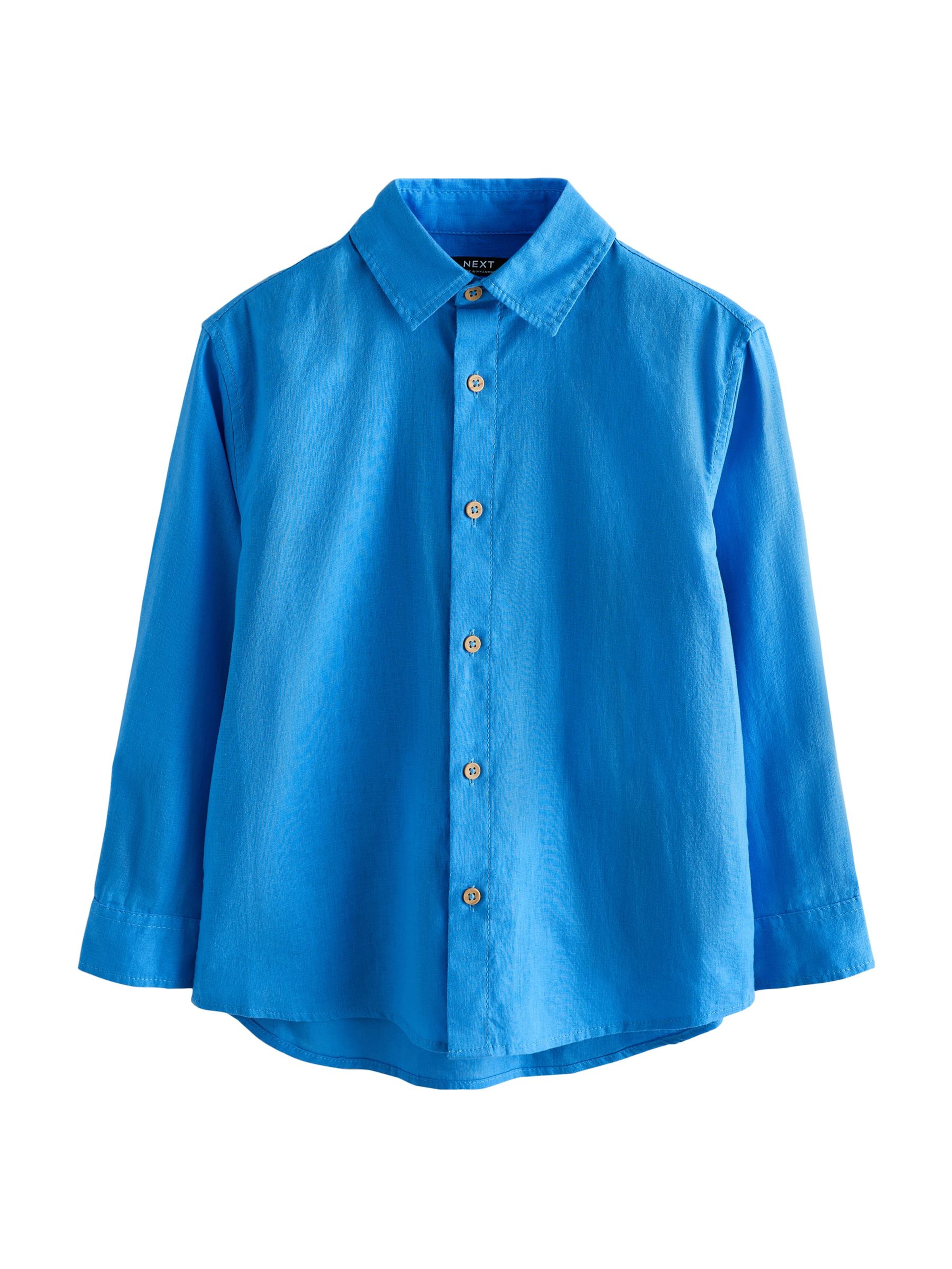 Next T-shirt i blå: framsida