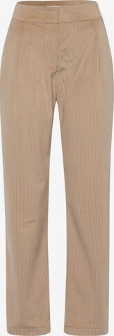 BRAX Pleat-Front Pants 'Melo' in Brown: front