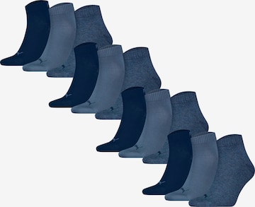 PUMA Ponožky – modrá: přední strana