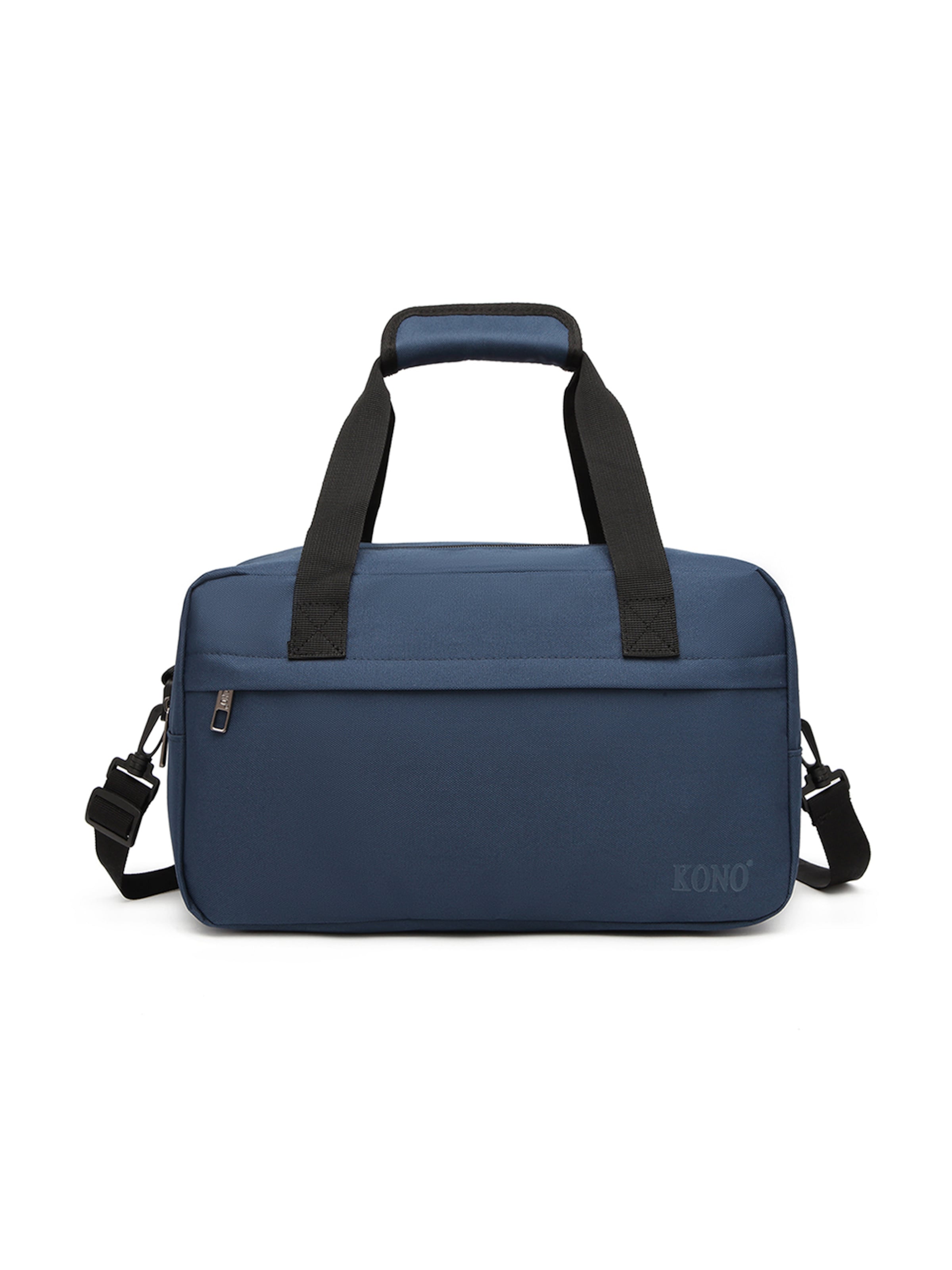 Kono Travel Bag in Blue: front