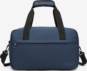 Kono Travel Bag in Blue: front