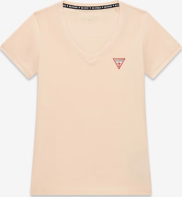 T-shirt GUESS en rose : devant