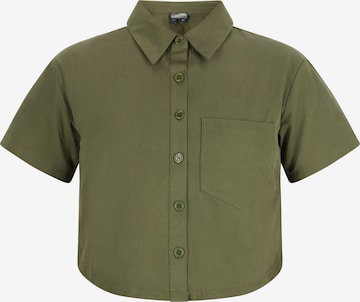 DreiMaster Vintage Блузка в Зеленый: спереди