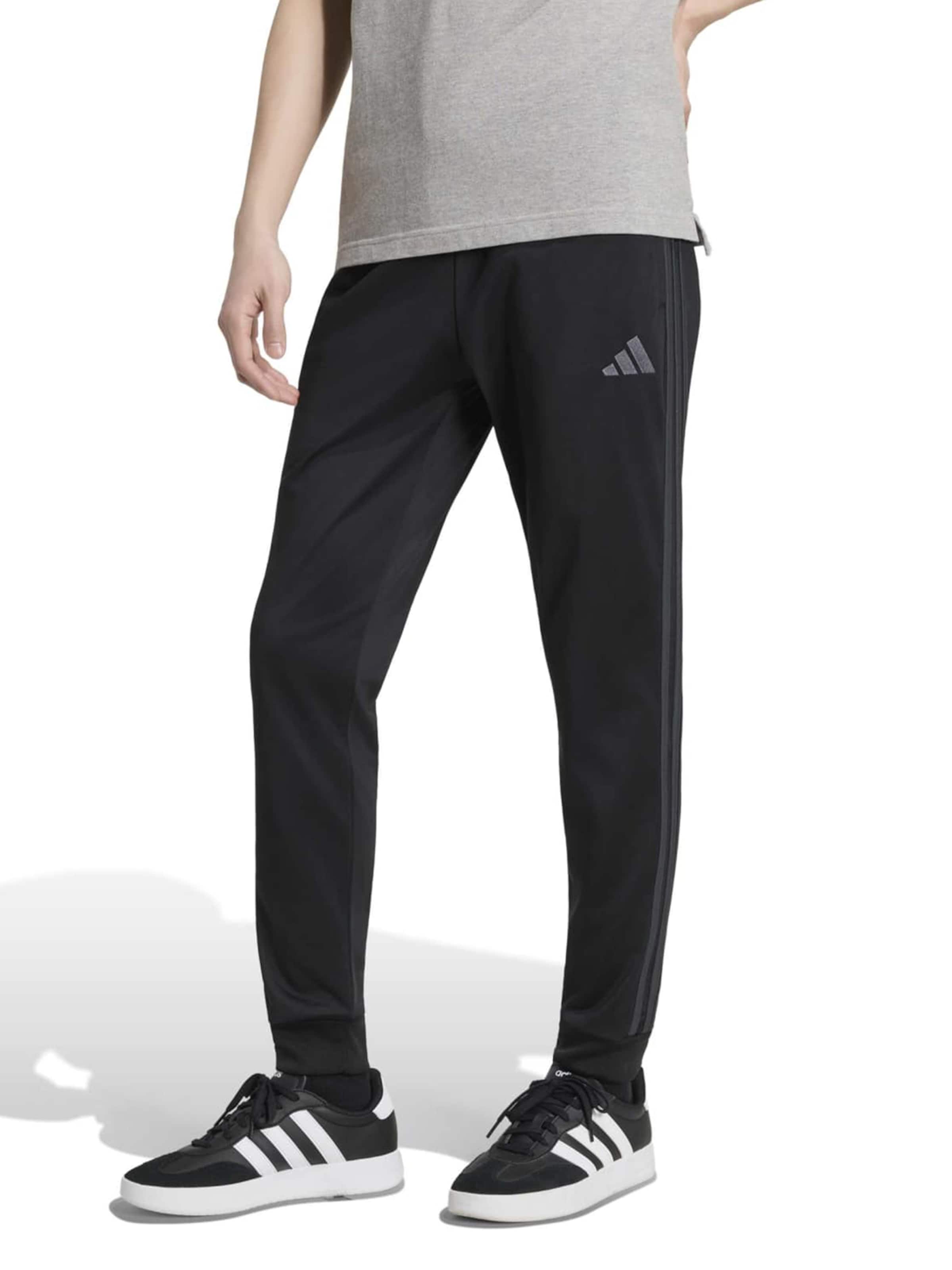ADIDAS SPORTSWEAR Alt kitsenev Spordipüksid 'DAYRDY', värv must: eest vaates