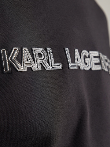 juoda Karl Lagerfeld Megztinis be užsegimo