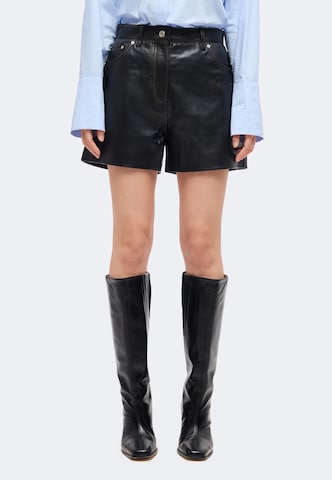 Wide Leg Pantalon IRO en noir : devant