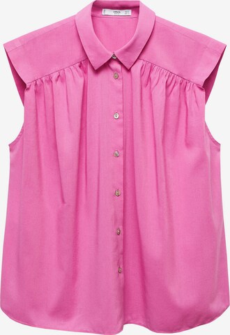 MANGO Blouse 'MORGANA' in Roze: voorkant