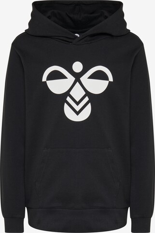 Hummel Sportief sweatshirt 'Cuatro' in Zwart: voorkant