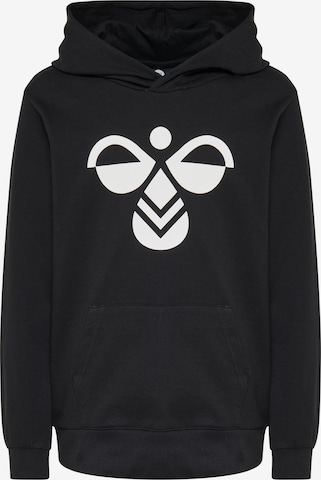 Hummel Sportief sweatshirt 'Cuatro' in Zwart: voorkant