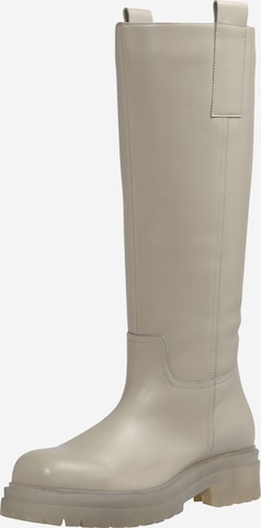 Bottes 'Alexandra' ABOUT YOU en beige : devant