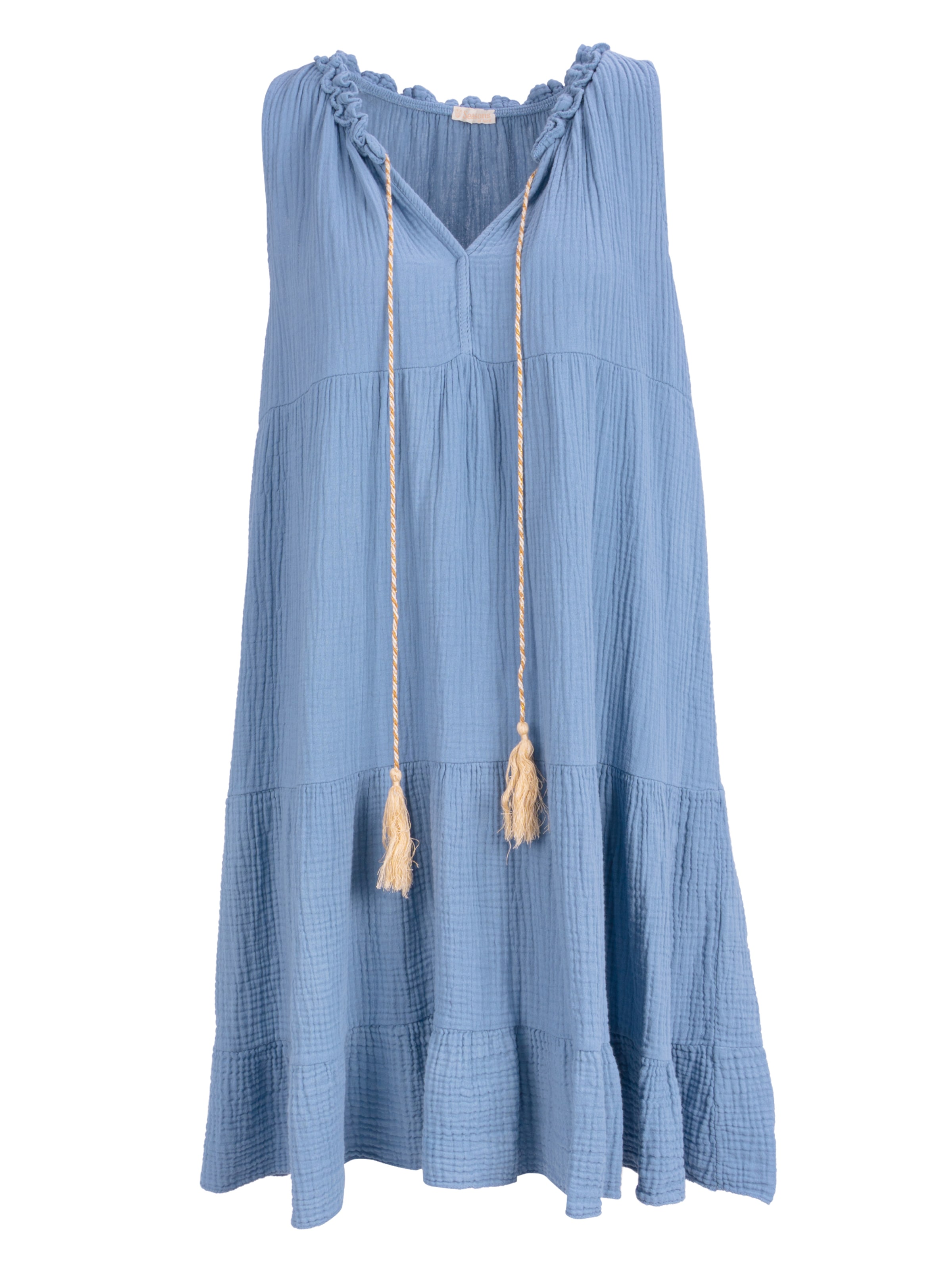 Seasons of April Summer dress 'Buki' in Blue: front
