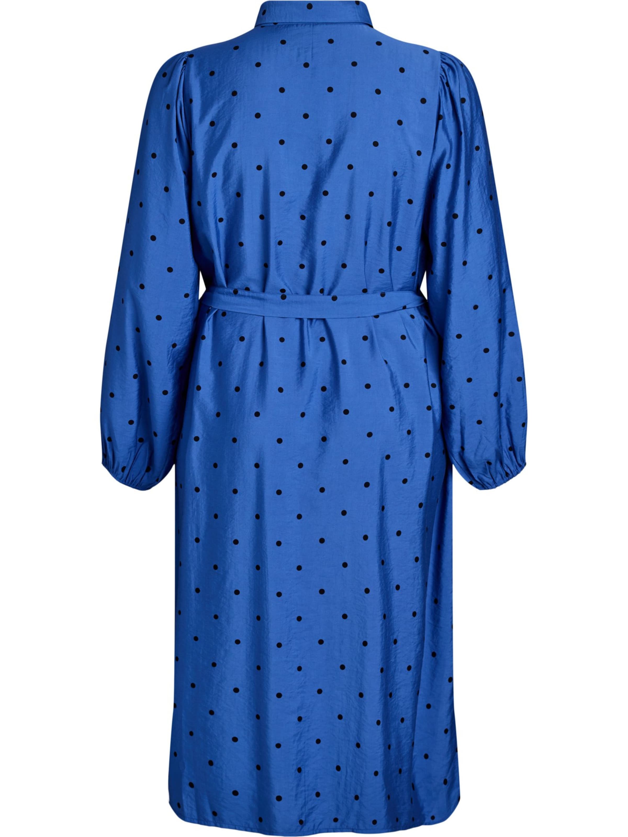 Zizzi Платье-рубашка 'MClaru' в Синий