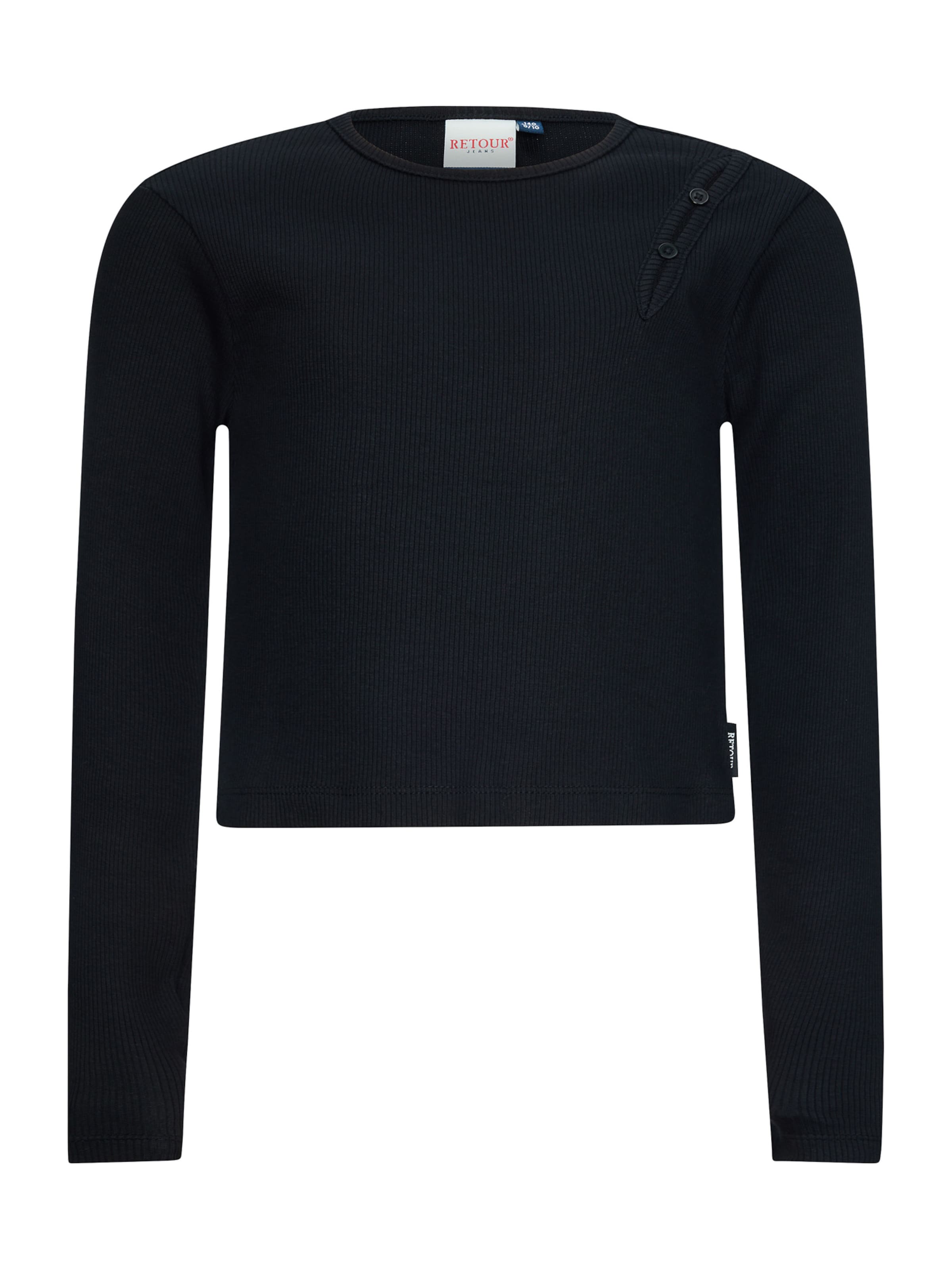 Retour Jeans - Camisola 'Rosella' em preto: frente