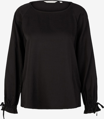 TOM TAILOR Bluse i svart: forside