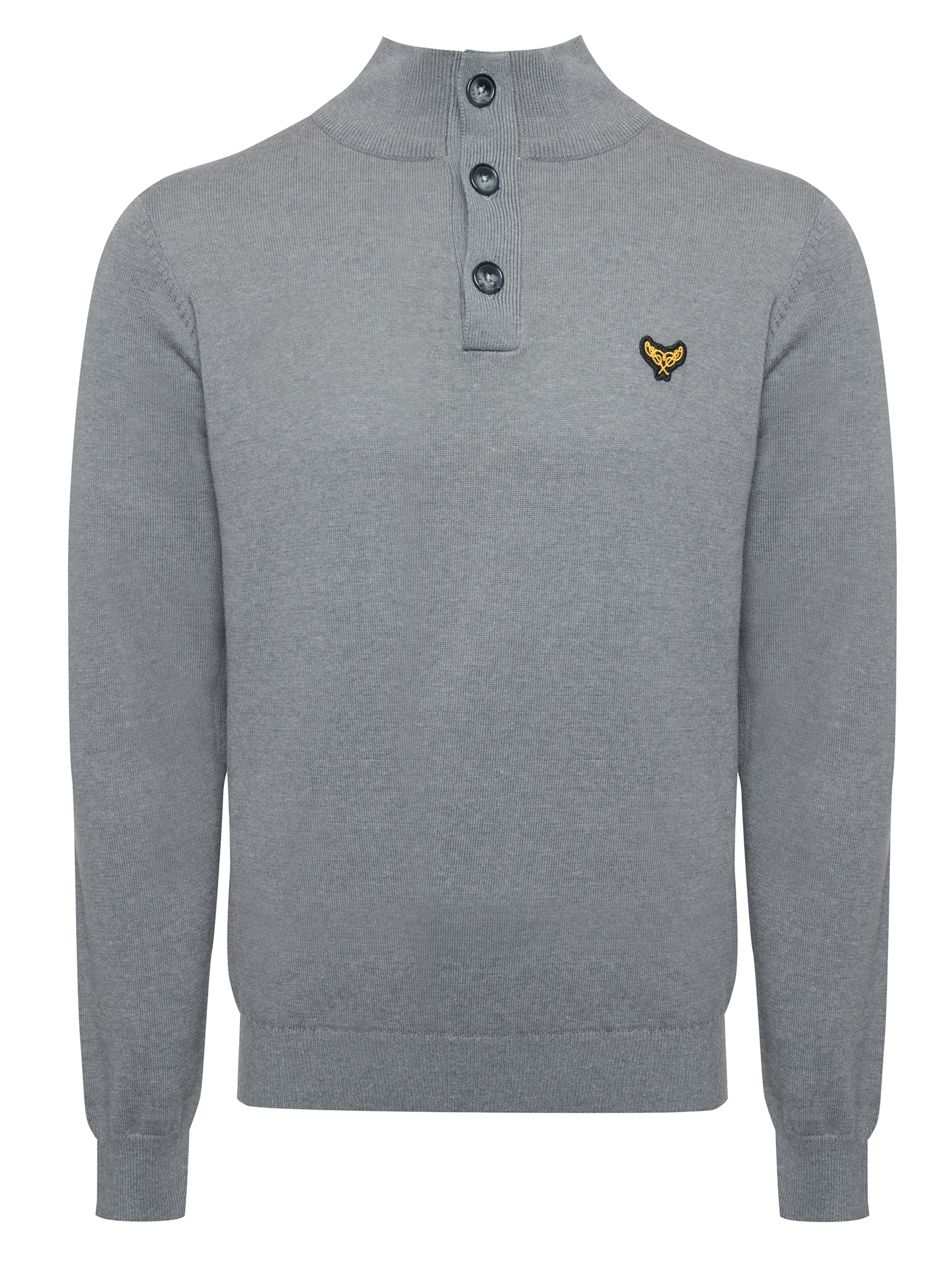 Threadbare Sweater 'Hawke' in Grey: front