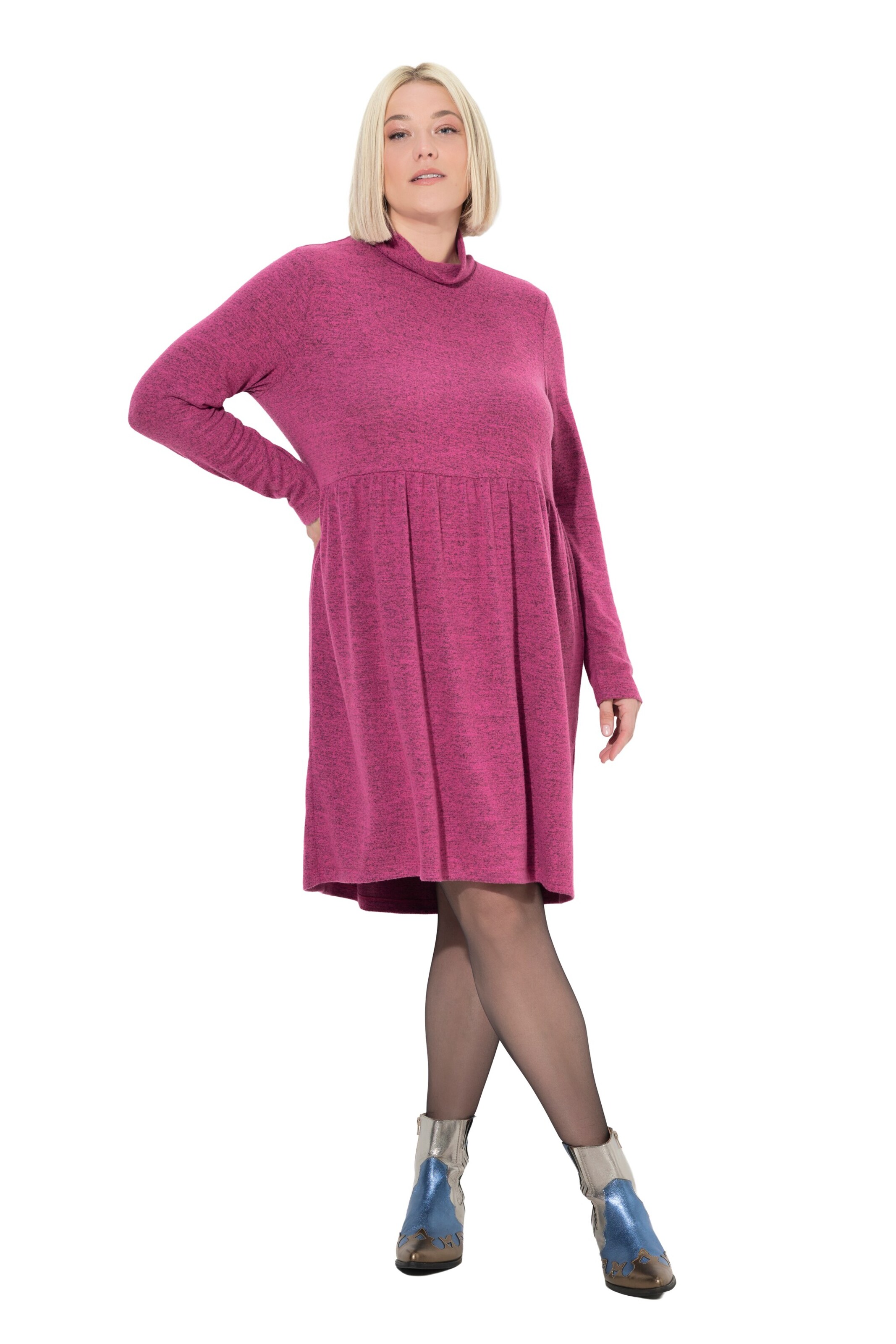 Ulla Popken Dress in Purple: front