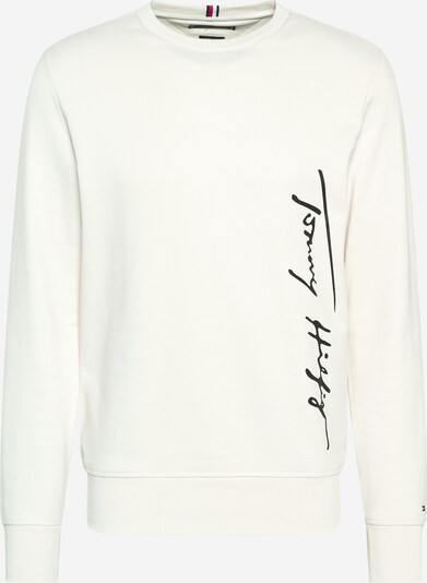 TOMMY HILFIGER Mikina 'TOMMY HILFIGER X ABOUT YOU SIGNATURE' - slonová kost / černá, Produkt