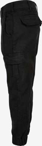 Urban Classics Tapered Trousers in Black