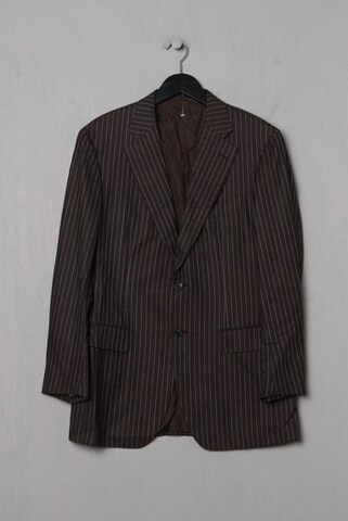 PAL ZILERI Suit Jacket in M-L in Brown: front