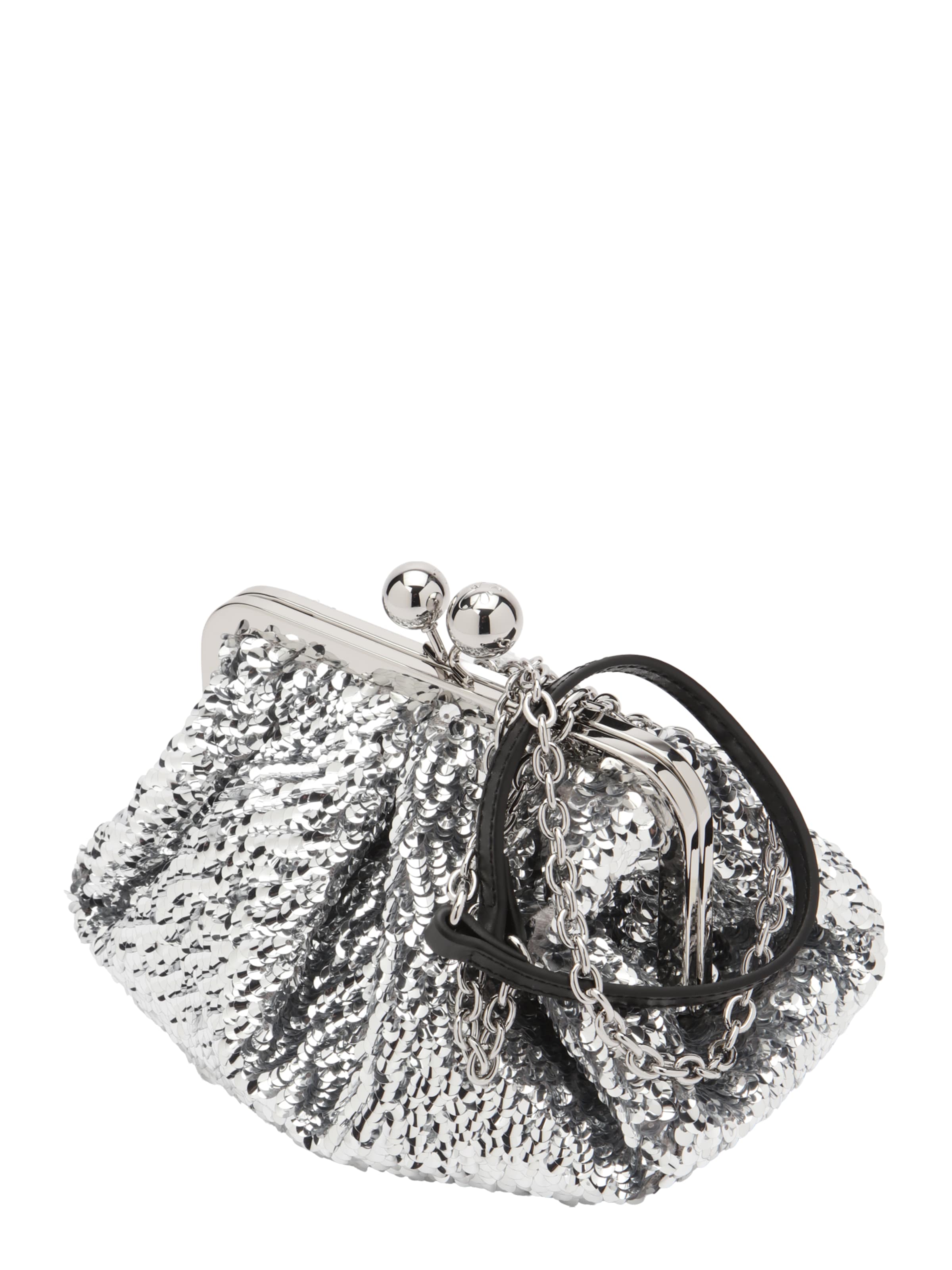 Weekend Max Mara Clutch 'KATARGA' in Zilver