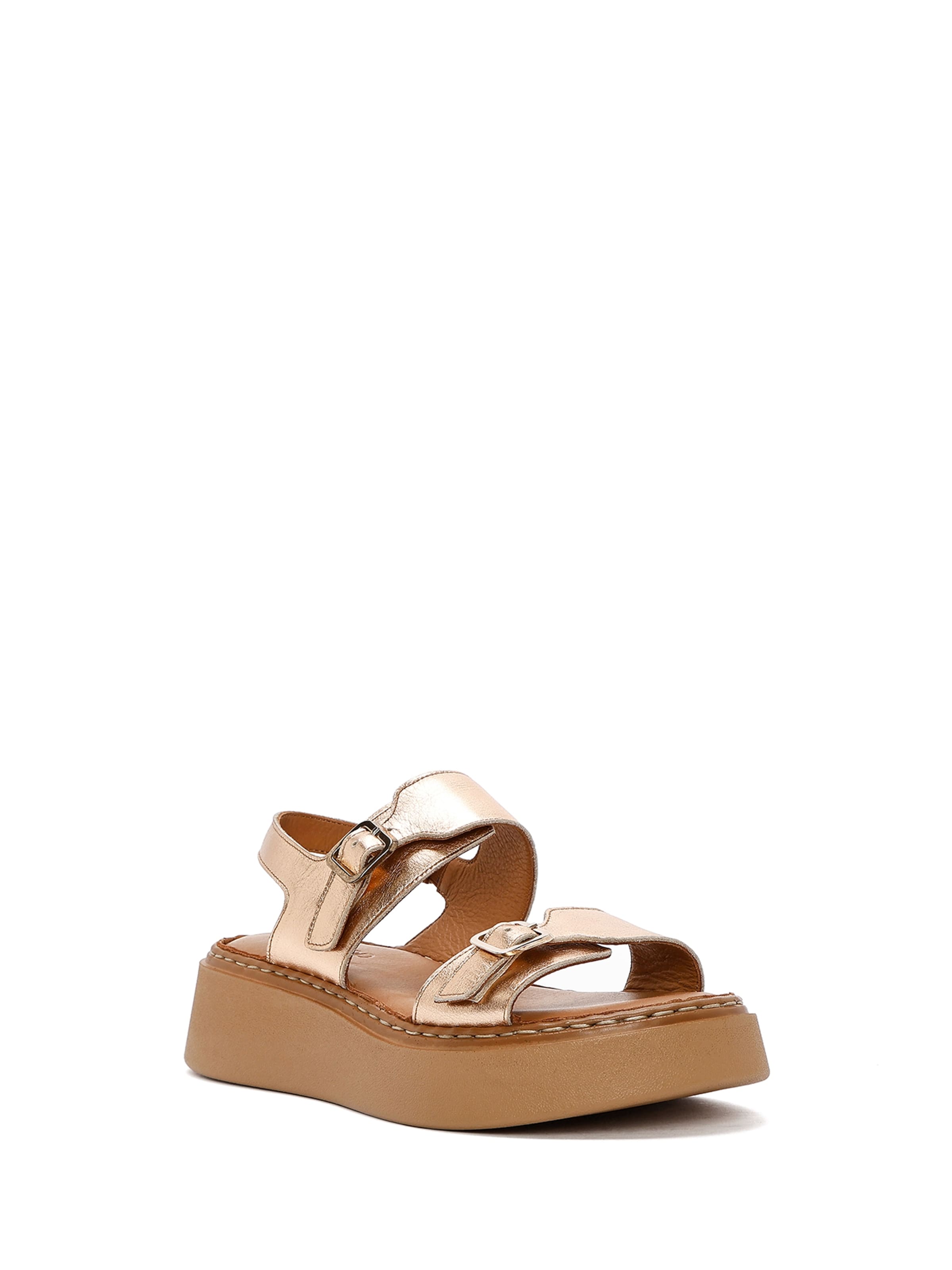 Derimod Sandale in Bronze: Vorderseite