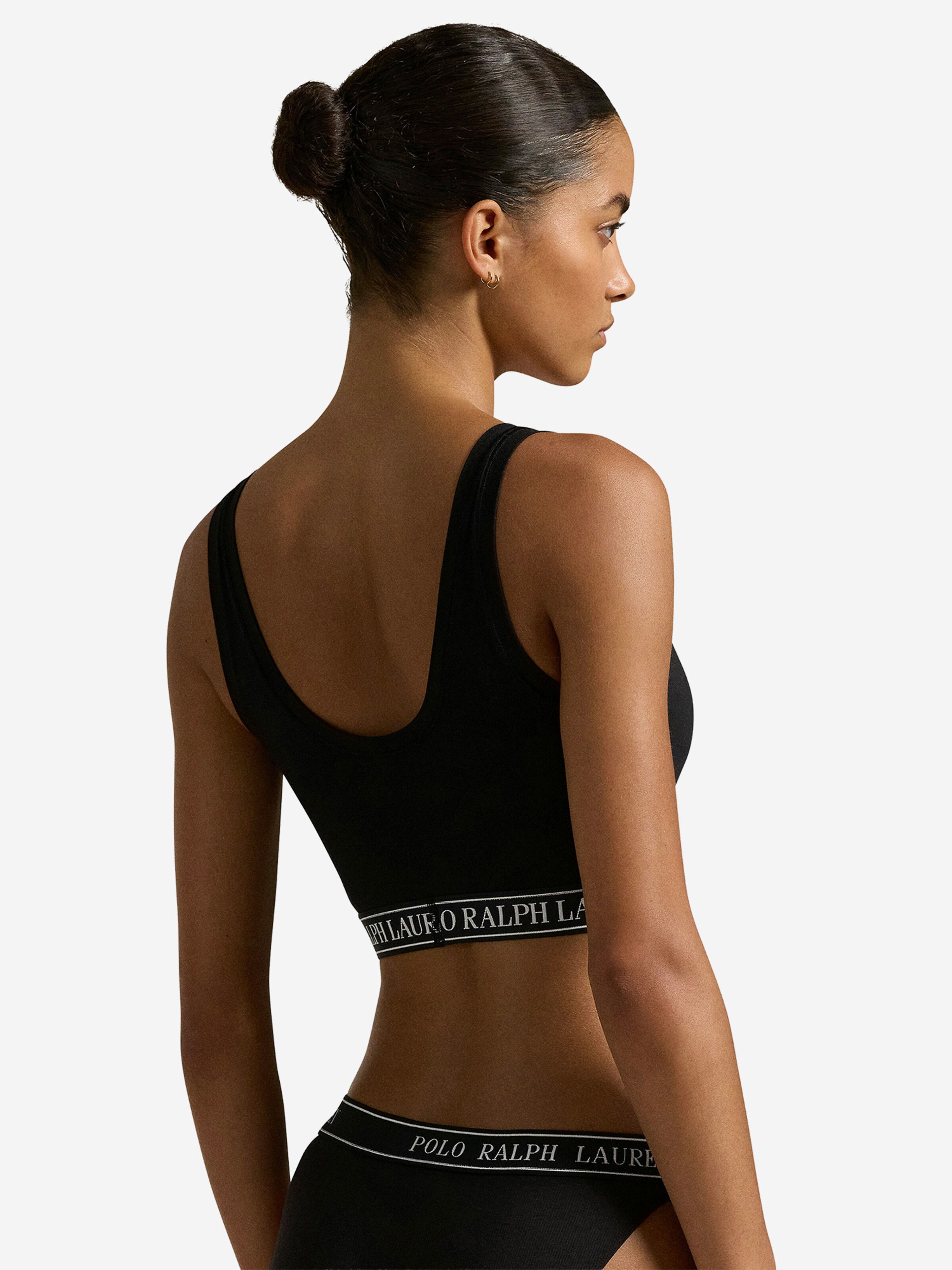 Polo Ralph Lauren Bustier BH ' Built Up Bralette - Polo Essentials ' in Zwart