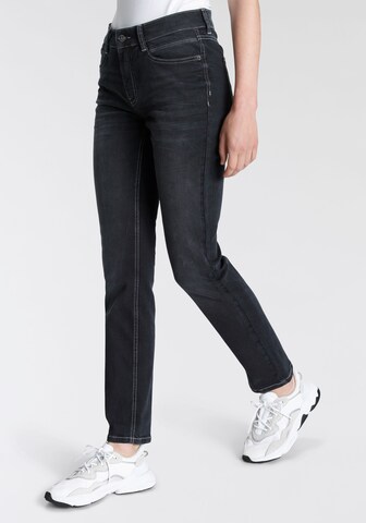 MAC Slim fit Jeans 'Angela' in Black