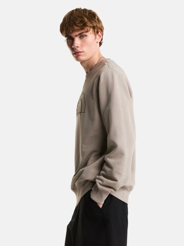 THE NORTH FACE Sveter 'M DREW PEAK LIGHT REGULAR CREW' - Sivá