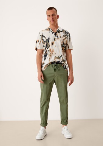 Regular Pantalon chino s.Oliver en vert